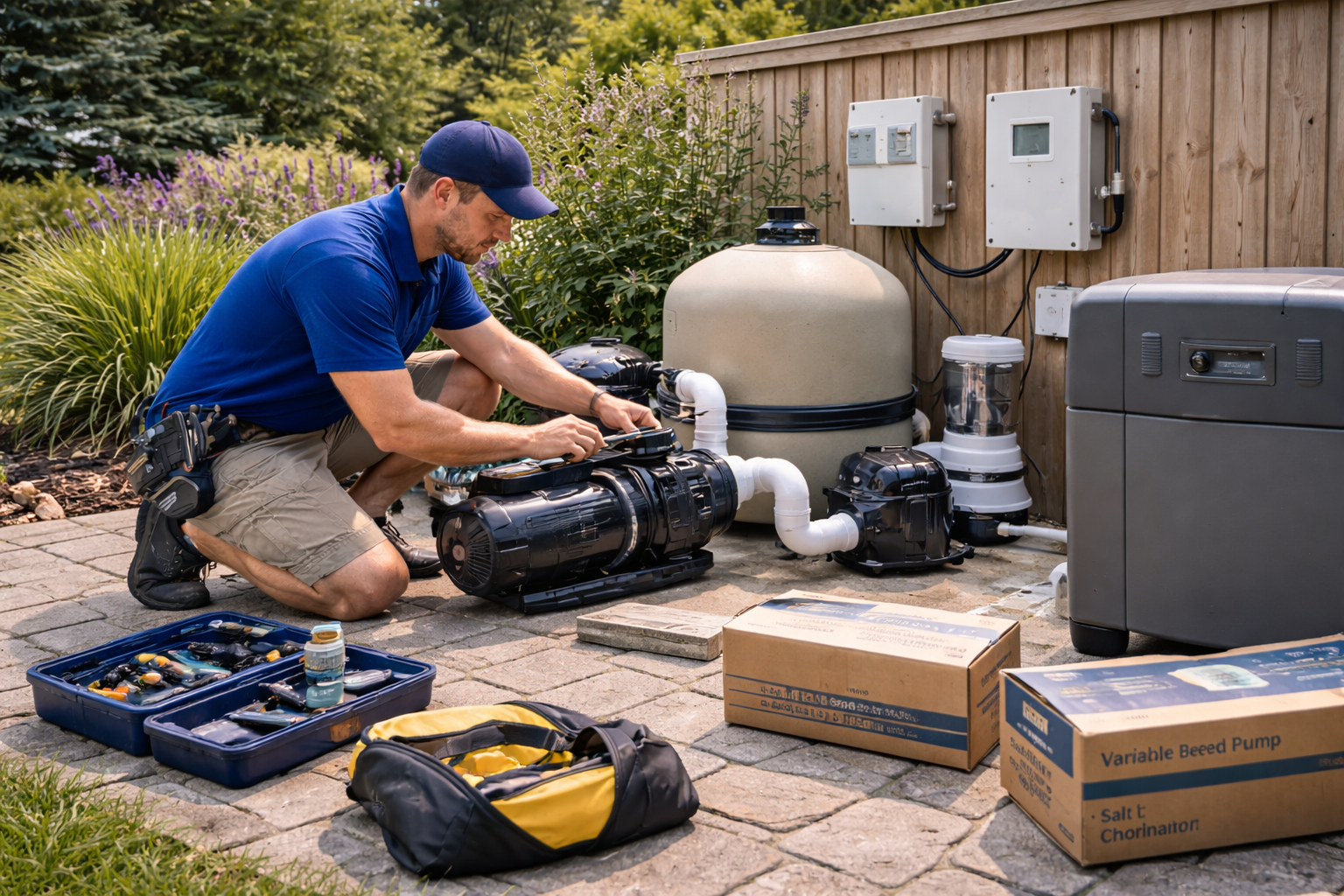 Pool Equipment Installation by Niagara Pools
