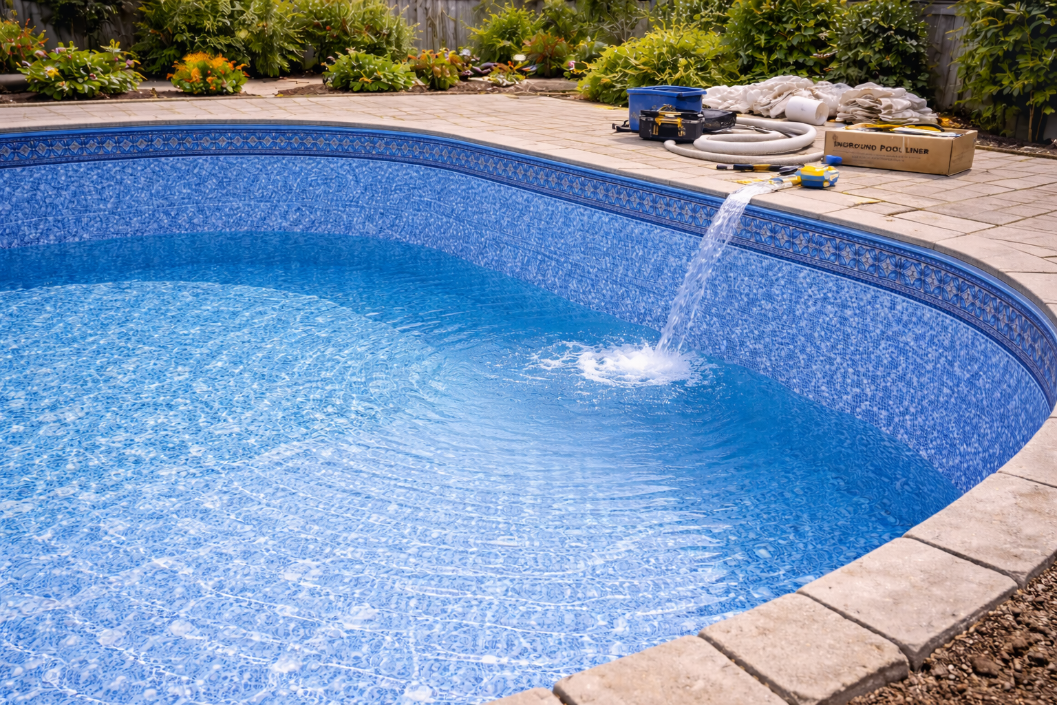 Pool Liner Installation in Niagara by Niagara Pools